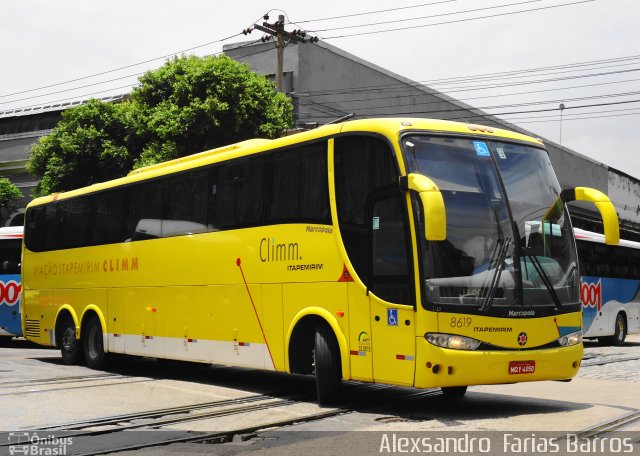 Viação Itapemirim 8619 na cidade de Rio de Janeiro, Rio de Janeiro, Brasil, por Alexsandro  Farias Barros. Número da foto: #1757887.