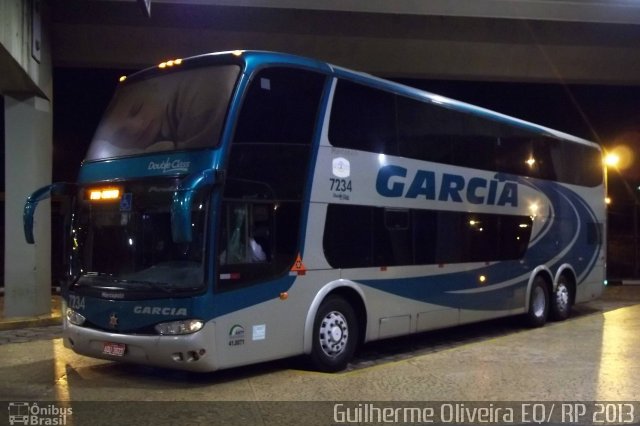 Viação Garcia 7234 na cidade de Araraquara, São Paulo, Brasil, por Guilherme Oliveira. Número da foto: #1761044.