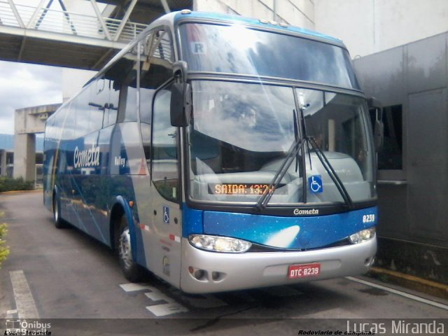 Viação Cometa 8239 na cidade de Campinas, São Paulo, Brasil, por Lucas Miranda. ID da foto: 1760174.