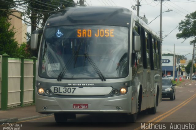 Transporte Coletivo Glória BL307 na cidade de Curitiba, Paraná, Brasil, por Matheus  Augusto. ID da foto: 1760010.