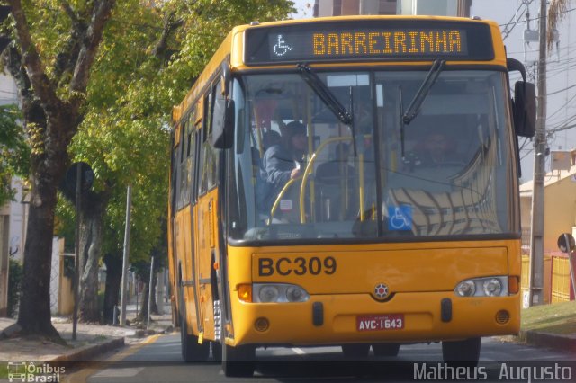 Transporte Coletivo Glória BC309 na cidade de Curitiba, Paraná, Brasil, por Matheus  Augusto. ID da foto: 1760026.