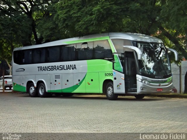 Transbrasiliana Transportes e Turismo 50901 na cidade de São Paulo, São Paulo, Brasil, por Leonardo Fidelli. ID da foto: 1761097.