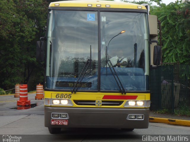 Viação Itapemirim 6805 na cidade de São Paulo, São Paulo, Brasil, por Gilberto Martins. Número da foto: #1759723.