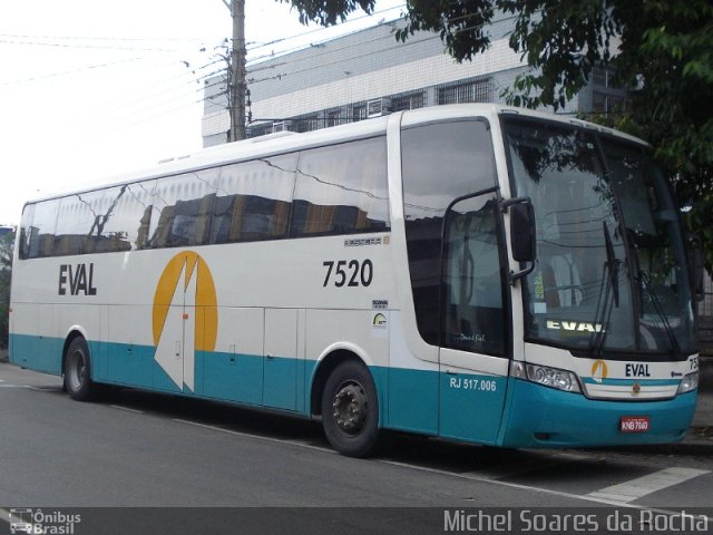 EVAL - Empresa de Viação Angrense 7520 na cidade de Rio de Janeiro, Rio de Janeiro, Brasil, por Michel Soares da Rocha. ID da foto: 1760543.