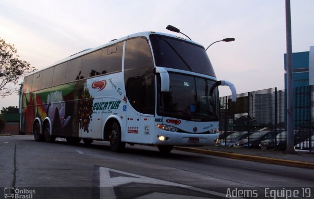 Eucatur - Empresa União Cascavel de Transportes e Turismo 4002 na cidade de São Paulo, São Paulo, Brasil, por Adems  Equipe 19. Número da foto: #1761878.