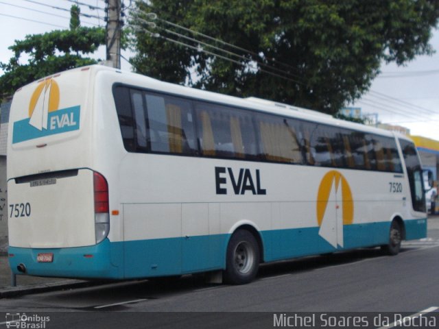 EVAL - Empresa de Viação Angrense 7520 na cidade de Rio de Janeiro, Rio de Janeiro, Brasil, por Michel Soares da Rocha. Número da foto: #1760547.