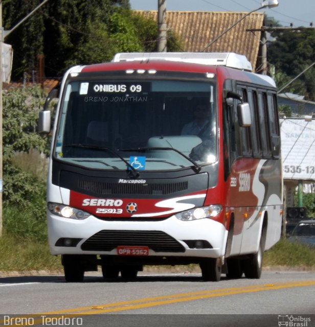 Viação Serro 25913 na cidade de Mateus Leme, Minas Gerais, Brasil, por Breno  Jonathan. ID da foto: 1760016.