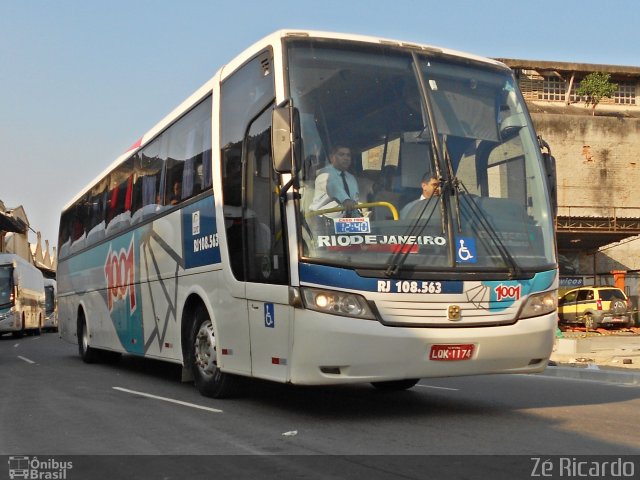 Auto Viação 1001 RJ 108.563 na cidade de Rio de Janeiro, Rio de Janeiro, Brasil, por Zé Ricardo Reis. Número da foto: #1764326.