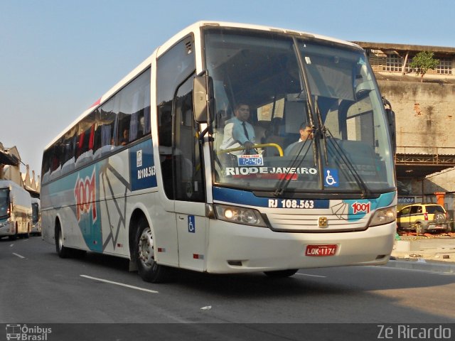 Auto Viação 1001 RJ 108.563 na cidade de Rio de Janeiro, Rio de Janeiro, Brasil, por Zé Ricardo Reis. ID da foto: 1764326.