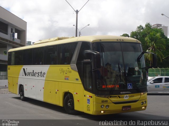 Viação Nordeste 8040 na cidade de Fortaleza, Ceará, Brasil, por Antonio Roberto Alves da Silva. Número da foto: #1762695.