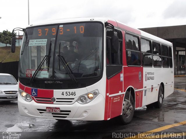 Transcooper > Norte Buss 4 5346 na cidade de São Paulo, São Paulo, Brasil, por Roberto Teixeira. Número da foto: #1763828.
