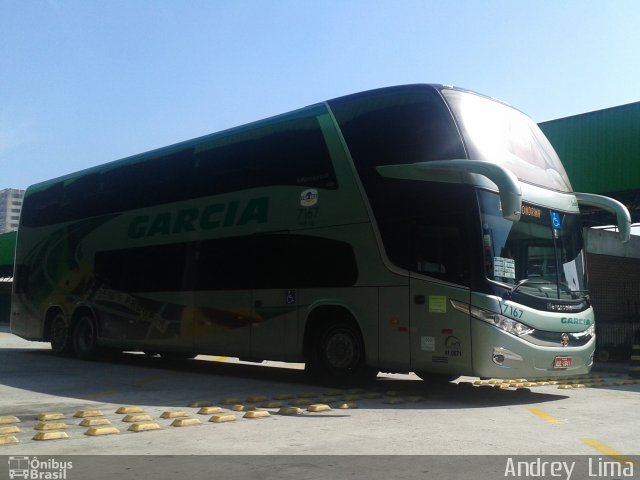 Viação Garcia 7167 na cidade de São Paulo, São Paulo, Brasil, por Andrey  Lima. ID da foto: 1762442.