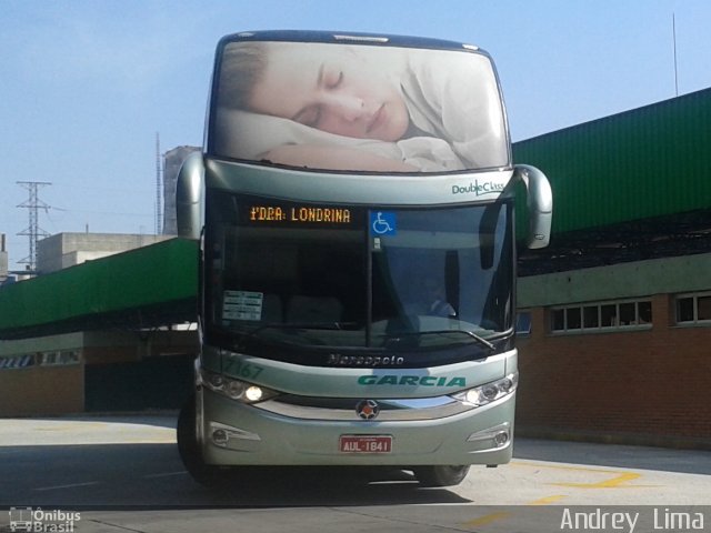 Viação Garcia 7167 na cidade de São Paulo, São Paulo, Brasil, por Andrey  Lima. Número da foto: #1762441.