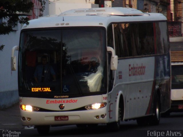 Expresso Embaixador 185 na cidade de Pelotas, Rio Grande do Sul, Brasil, por Felipe Alves. Número da foto: #1763874.