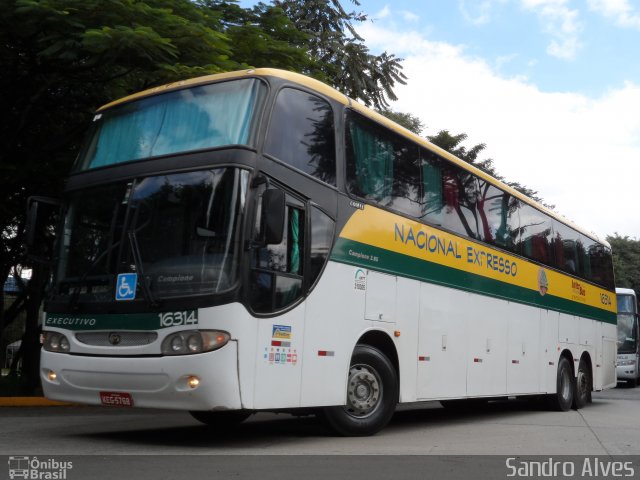 Nacional Expresso 16314 na cidade de São Paulo, São Paulo, Brasil, por Sandro Alves. ID da foto: 1762826.