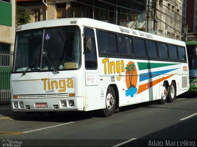 Tinga Turismo 1002 na cidade de Belo Horizonte, Minas Gerais, Brasil, por Adão Raimundo Marcelino. ID da foto: 1764056.