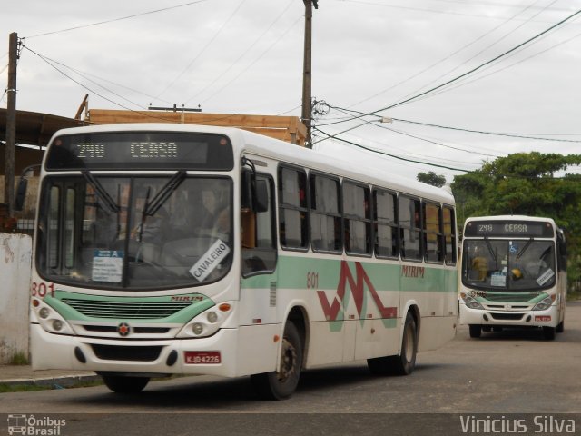 Viação Mirim 801 na cidade de Jaboatão dos Guararapes, Pernambuco, Brasil, por Vinicius Silva. ID da foto: 1764611.