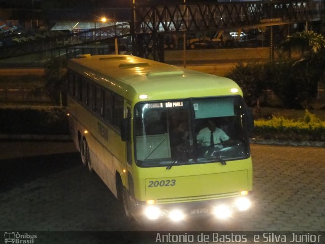 Viação Itapemirim 20023 na cidade de Uberlândia, Minas Gerais, Brasil, por Antonio de Bastos  e Silva Junior. ID da foto: 1762456.