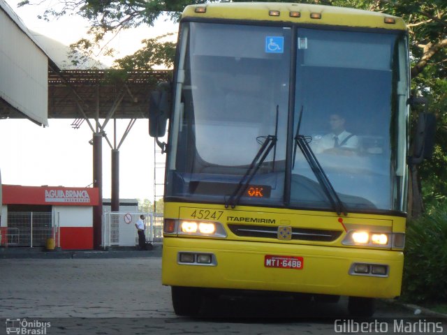 Viação Itapemirim 45247 na cidade de Vitória, Espírito Santo, Brasil, por Gilberto Martins. Número da foto: #1763239.