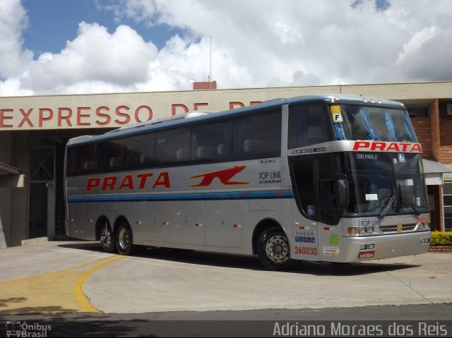 Expresso de Prata 260030 na cidade de Bauru, São Paulo, Brasil, por Adriano Moraes dos Reis. Número da foto: #1709024.