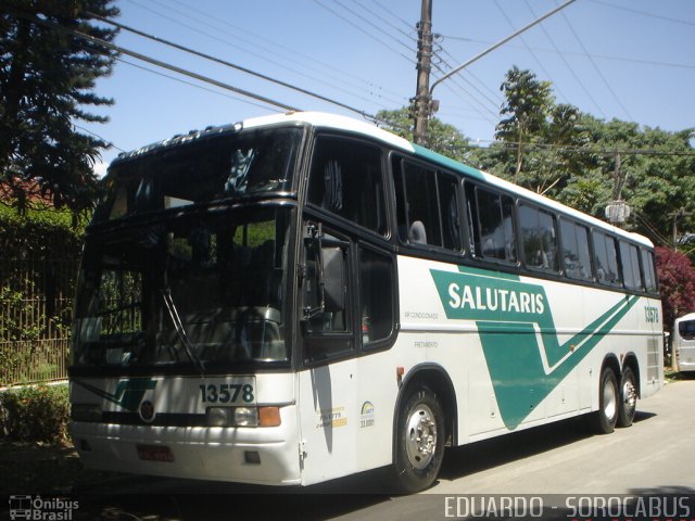 Viação Salutaris e Turismo 13578 na cidade de São Paulo, São Paulo, Brasil, por EDUARDO - SOROCABUS. Número da foto: #1709807.