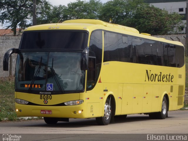 Viação Nordeste 8080 na cidade de Natal, Rio Grande do Norte, Brasil, por Eilson Lucena. Número da foto: #1708683.