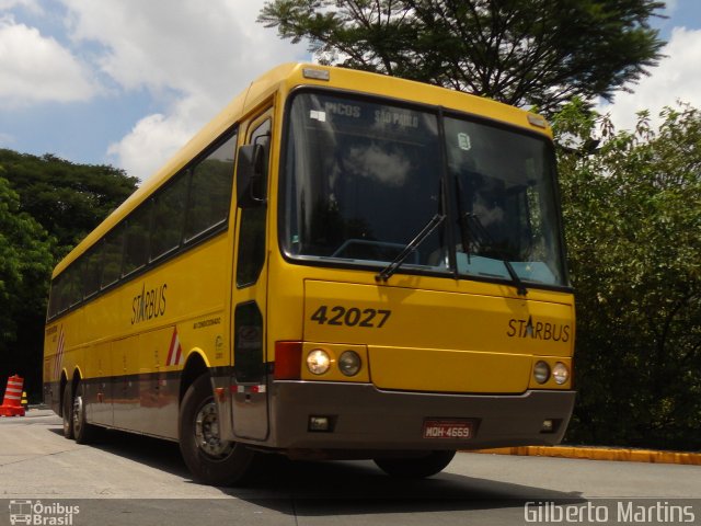 Viação Itapemirim 42027 na cidade de São Paulo, São Paulo, Brasil, por Gilberto Martins. ID da foto: 1764864.