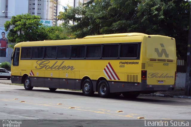 Viação Itapemirim 45035 na cidade de Fortaleza, Ceará, Brasil, por [Leandro Sousa]. Número da foto: #1766022.