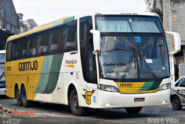 Empresa Gontijo de Transportes 11970 na cidade de Rio de Janeiro, Rio de Janeiro, Brasil, por André Vitor  Silva dos Santos. Número da foto: #1764750.