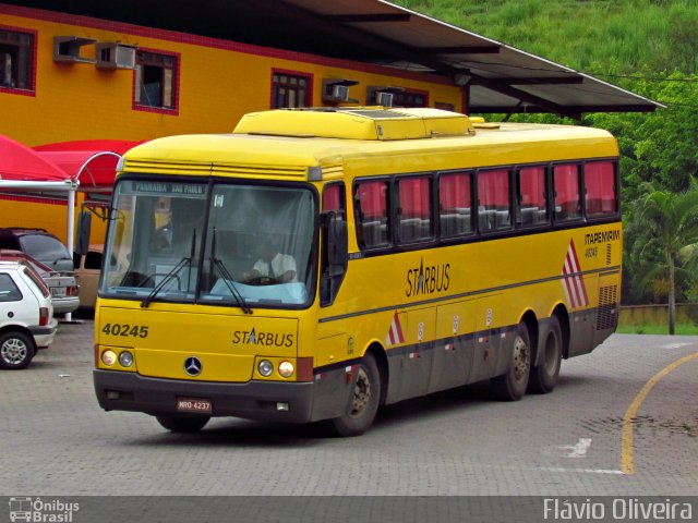 Viação Itapemirim 40245 na cidade de Paraíba do Sul, Rio de Janeiro, Brasil, por Flávio Oliveira. Número da foto: #1711917.