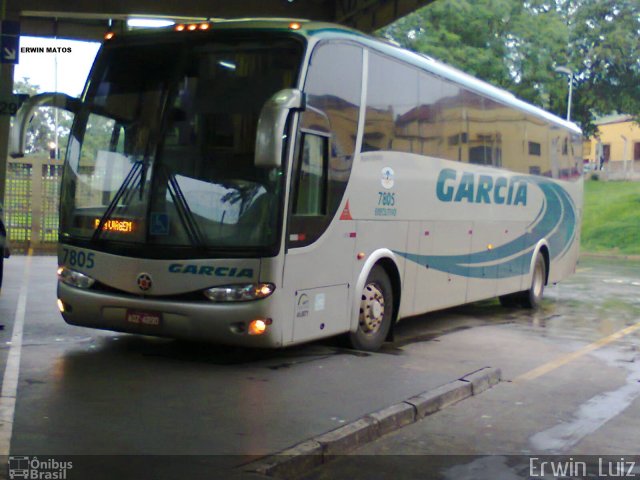 Viação Garcia 7805 na cidade de Ribeirão Preto, São Paulo, Brasil, por Erwin  Luiz. Número da foto: #1712083.