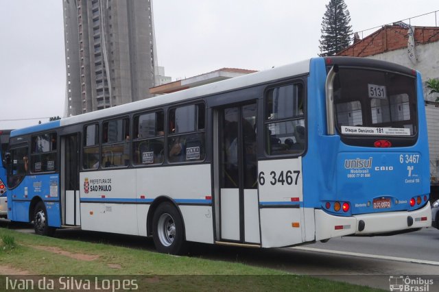 Viação Paratodos > São Jorge > Metropolitana São Paulo > Mobibrasil 6 3467 na cidade de São Paulo, São Paulo, Brasil, por Ivan da Silva Lopes. ID da foto: 1712743.