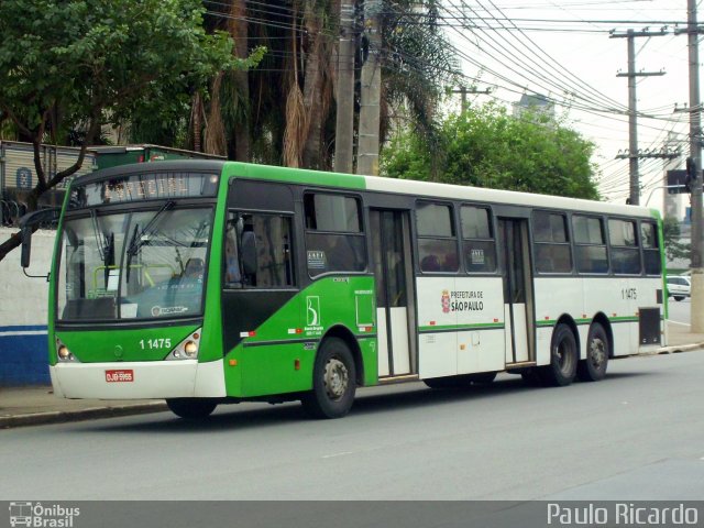 Viação Santa Brígida 1 1475 na cidade de São Paulo, São Paulo, Brasil, por Paulo Ricardo. ID da foto: 1713415.