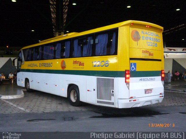 Nacional Expresso 12208 na cidade de Bauru, São Paulo, Brasil, por Phelipe Gabriel Campos de Souza. Número da foto: #1712615.