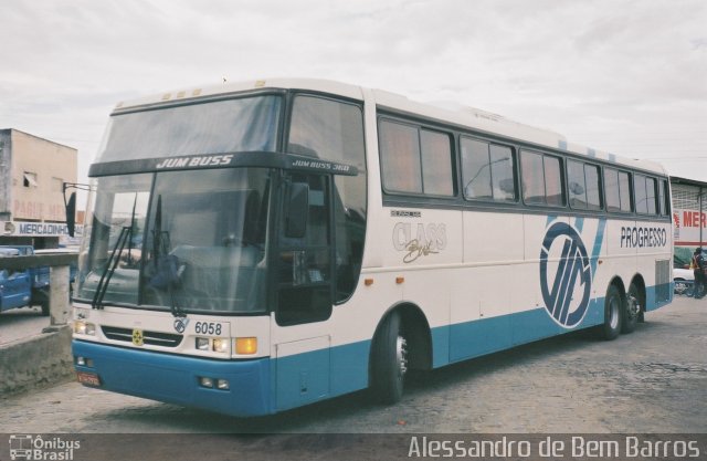 Auto Viação Progresso 6058 na cidade de Santa Cruz do Capibaribe, Pernambuco, Brasil, por Alessandro de Bem Barros. Número da foto: #1712820.