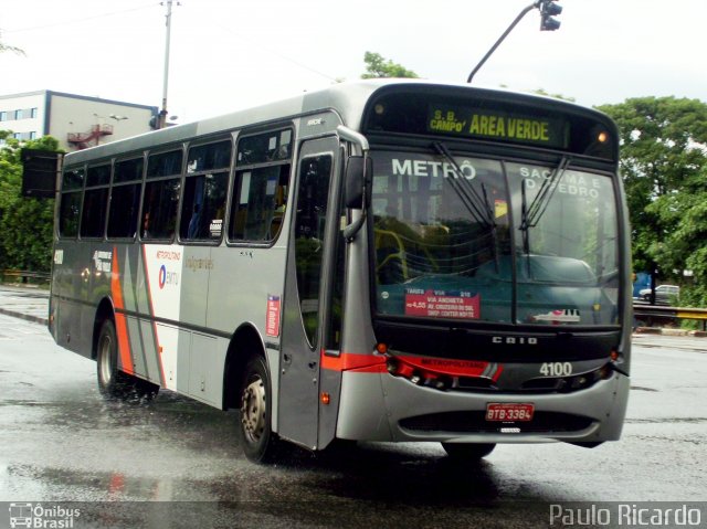 Viação Imigrantes 4100 na cidade de São Paulo, São Paulo, Brasil, por Paulo Ricardo. Número da foto: #1713414.