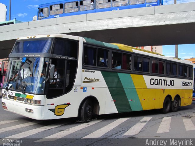 Empresa Gontijo de Transportes 15920 na cidade de Belo Horizonte, Minas Gerais, Brasil, por Andrey Gustavo. ID da foto: 1713966.