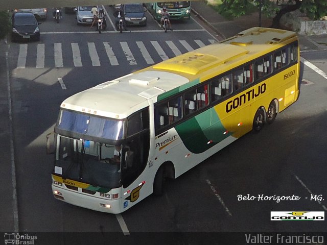 Empresa Gontijo de Transportes 15600 na cidade de Belo Horizonte, Minas Gerais, Brasil, por Valter Francisco. ID da foto: 1715454.