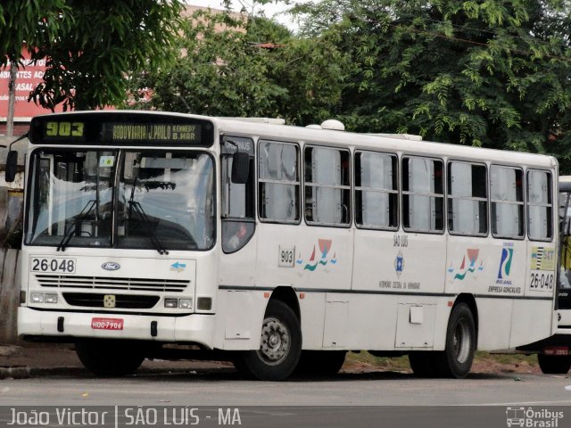 Viação Gonçalves 26-048 na cidade de São Luís, Maranhão, Brasil, por João Victor. Número da foto: #1715520.