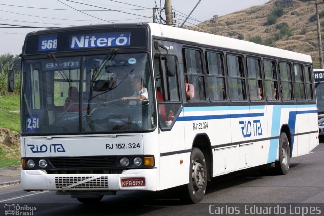 Rio Ita RJ 152.324 na cidade de Niterói, Rio de Janeiro, Brasil, por Carlos Eduardo Lopes. Número da foto: #1716116.