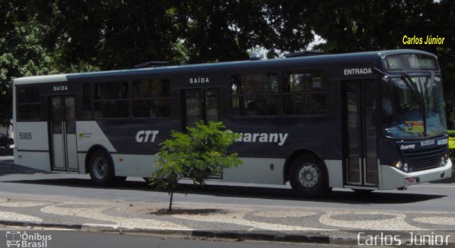 Guarany Transportes e Turismo 5005 na cidade de Goiânia, Goiás, Brasil, por Carlos Júnior. Número da foto: #1715283.