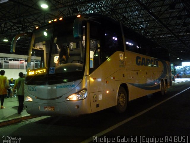 Viação Garcia 7262 na cidade de Bauru, São Paulo, Brasil, por Phelipe Gabriel Campos de Souza. ID da foto: 1717505.