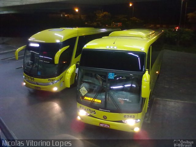 Expresso Real Bus 0243 na cidade de João Pessoa, Paraíba, Brasil, por Nícolas Vitorino Lopes. Número da foto: #1716826.