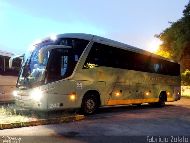 Viação Itapemirim 243 na cidade de São Paulo, São Paulo, Brasil, por Fabricio Zulato. ID da foto: 1718149.