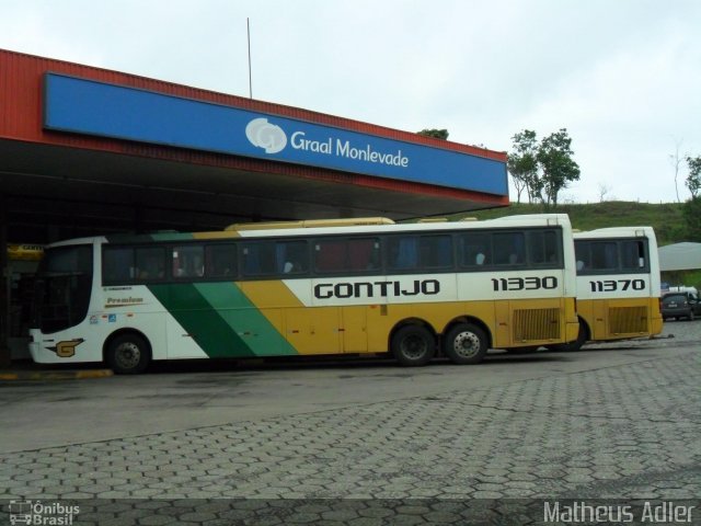 Empresa Gontijo de Transportes 11330 na cidade de João Monlevade, Minas Gerais, Brasil, por Matheus Adler. Número da foto: #1716305.