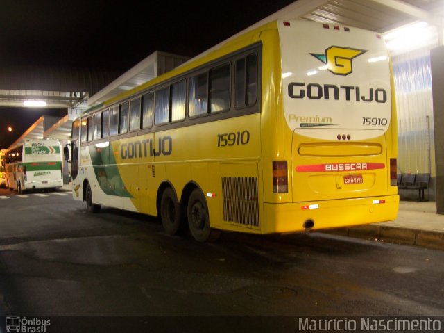 Empresa Gontijo de Transportes 15910 na cidade de Belo Horizonte, Minas Gerais, Brasil, por Maurício Nascimento. ID da foto: 1716807.