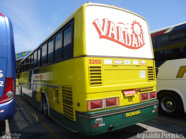 Valdani Turismo 3260 na cidade de Aparecida, São Paulo, Brasil, por Agnaldo Penides. ID da foto: 1718434.