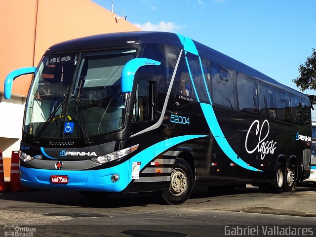 Empresa de Ônibus Nossa Senhora da Penha 52004 na cidade de Rio de Janeiro, Rio de Janeiro, Brasil, por Gabriel Valladares. Número da foto: #1719249.