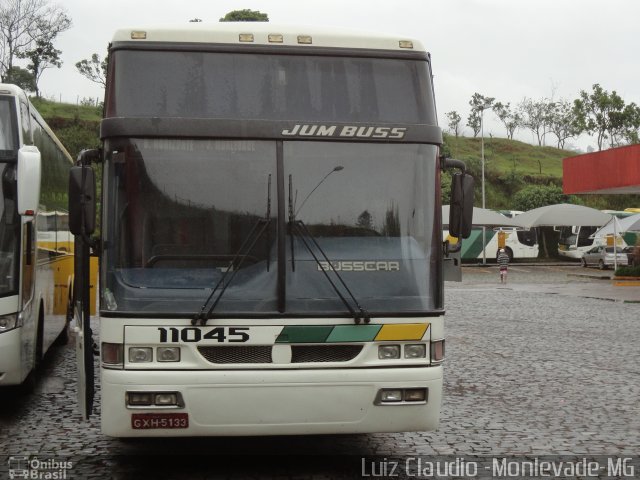 Empresa Gontijo de Transportes 11045 na cidade de João Monlevade, Minas Gerais, Brasil, por Luiz Claudio . Número da foto: #1719855.