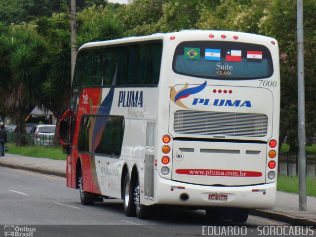 Pluma Conforto e Turismo 7000 na cidade de Curitiba, Paraná, Brasil, por EDUARDO - SOROCABUS. Número da foto: #1719107.